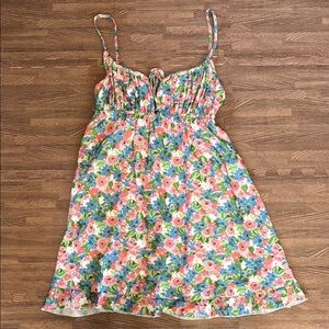 PRINCESS POLLY FLORAL MINI DRESS SIZE 4 WITH ADJUSTABLE STRAPS *NEW WITH TAGS*